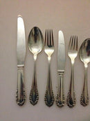 Georg Jensen Liljekonval Sterling Sølv Bestik sæt på 48 dele - Danam Antik