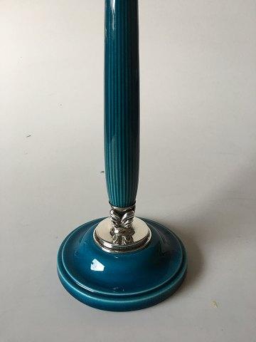 Georg Jensen Lysestage i Sterling Sølv og Porcelæn No 4001 - Danam Antik