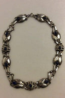 Georg Jensen Sølv Halskæde med Lapis Lazuli fra 1930erne No. 1 - Danam Antik