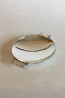 Georg Jensen Sterling Silver Flad Skål Rune No 876 - Danam Antik