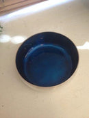 Georg Jensen Sterling Silver Henning Koppel Blå Emalje skål No 1158 - Danam Antik