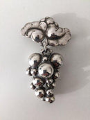 Georg Jensen Sterling Sølv Grape Broche No 217B - Danam Antik