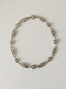 Georg Jensen Sterling Sølv Halskæde No 10 - Danam Antik