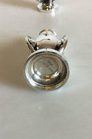 Georg Jensen Sterling Sølv Magnolia Salt og Peber sæt No 2B - Danam Antik