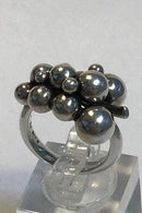 Georg Jensen Sterling Sølv Ring Moonlight Grapes, Lille - Danam Antik