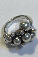 Georg Jensen Sterling Sølv Ring Moonlight Grapes, Lille - Danam Antik