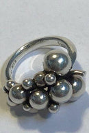 Georg Jensen Sterling Sølv Ring Moonlight Grapes, Lille - Danam Antik