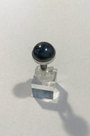 Georg Jensen Sterling Sølv Ring No 123 med Hæmatit Nanna Ditzel - Danam Antik