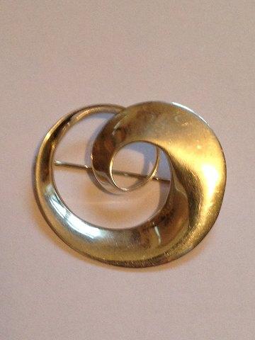 Georg Jensen Sterling Silver Torun Brooch No. 443