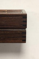 Georg Jensen Væg display kasse til skeer. Udført i Palisander. Låget isat glas. - Danam Antik