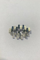 Hans Hansen 18 kt Hvidguld Broche m/ Turmalin og Diamant - Danam Antik