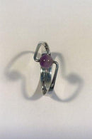 Hans Hansen Sterling Sølv Armring No 244 med Ametyst - Danam Antik