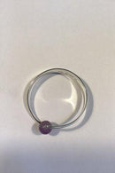 Hans Hansen Sterling Sølv Armring No 244 med Ametyst - Danam Antik