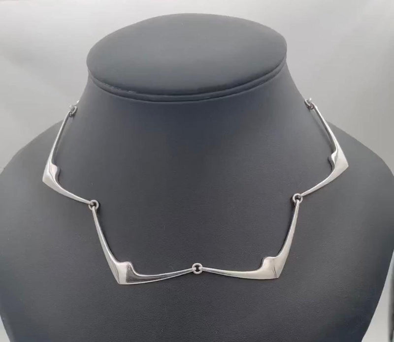 Hans Hansen Sterling Sølv Halskæde No 316 - Danam Antik