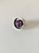 Hans Hansen Sterling Sølv Ring med Armetyst - Danam Antik
