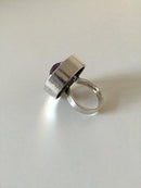 Hans Hansen Sterling Sølv Ring med Armetyst - Danam Antik