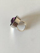 Hans Hansen Sterling Sølv Ring med Armetyst - Danam Antik