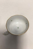 Herend Porcelæn håndmalet kaffe- og underkop med sommerfugle, insekter og blomst - Danam Antik