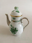 Herend Ungarsk Chinese Bouquet Grøn kaffekande - Danam Antik
