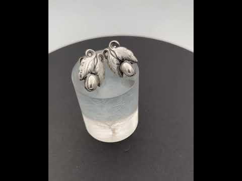 Georg Jensen Sterling Sølv Øreklips No 108
