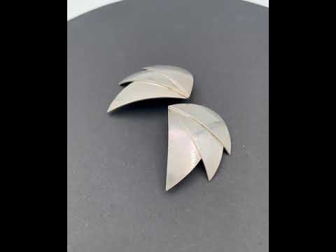 Georg Jensen Sterling Sølv Øreclips No 379 Regitze Overgaard