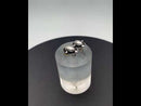 Georg Jensen Sterling Silber 2004 Jahresohrclip mit Silberstein