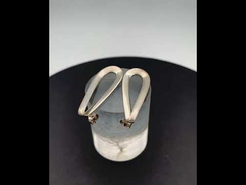 Georg Jensen Sterling Sølv Øreringe No 452 Infinity