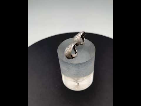 Georg Jensen Sterling Sølv Øreclips No 90.