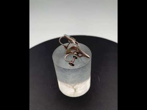 Georg Jensen Sterling Sølv Øreringe No 119(Skruer) Henning Koppel