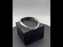 Georg Jensen Sterling Sølv Armring No. 501 Curve