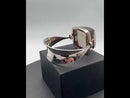 Georg Jensen Sterling Sølv Rutil Quartz Armring No 203 Torun