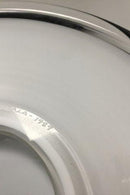 Iittala Kunst Glas Skål i Klar og Hvid No 1989 - Danam Antik