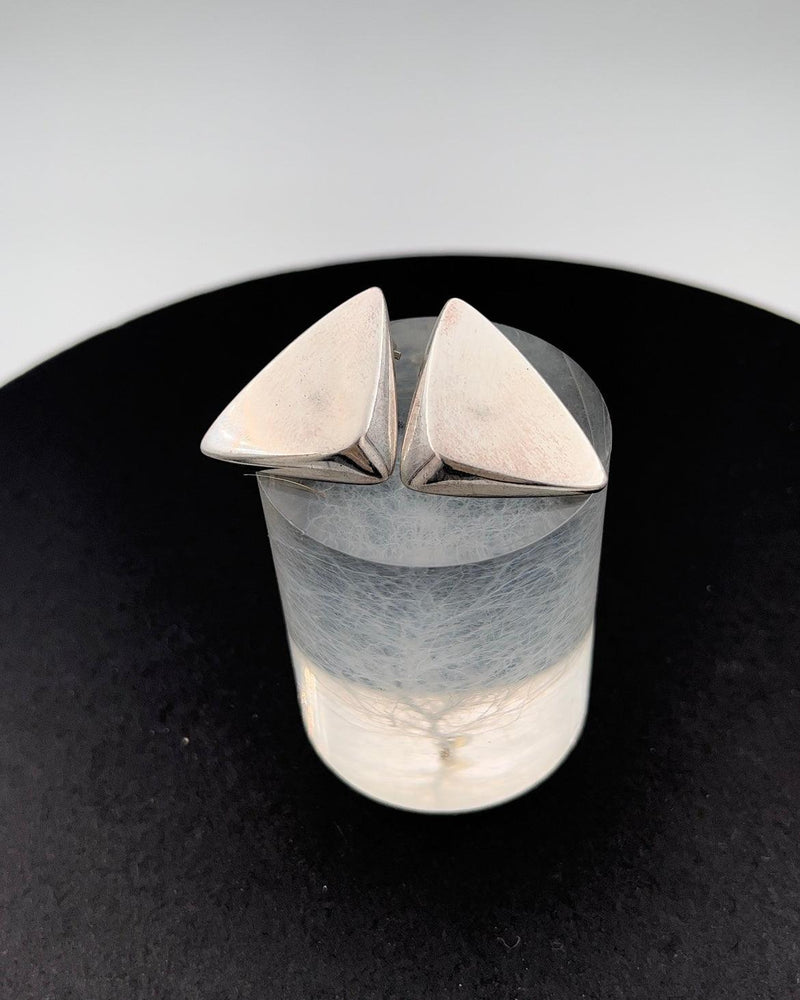 Georg Jensen Sterling Sølv Øreringe (Clips) - Danam Antik