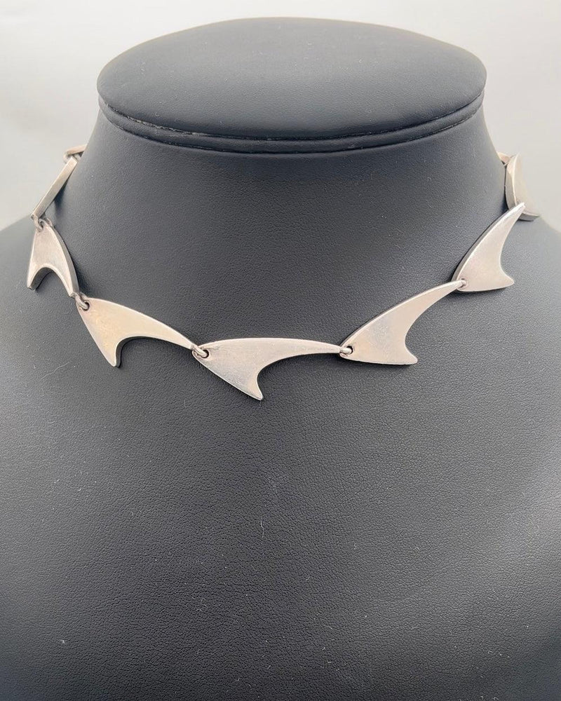 Bent Knudsen Sterling Sølv Halskæde - Danam Antik