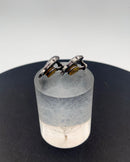 Georg Jensen Sterling Sølv 2008 Års Øreringe Sølvsten (Clips) - Danam Antik