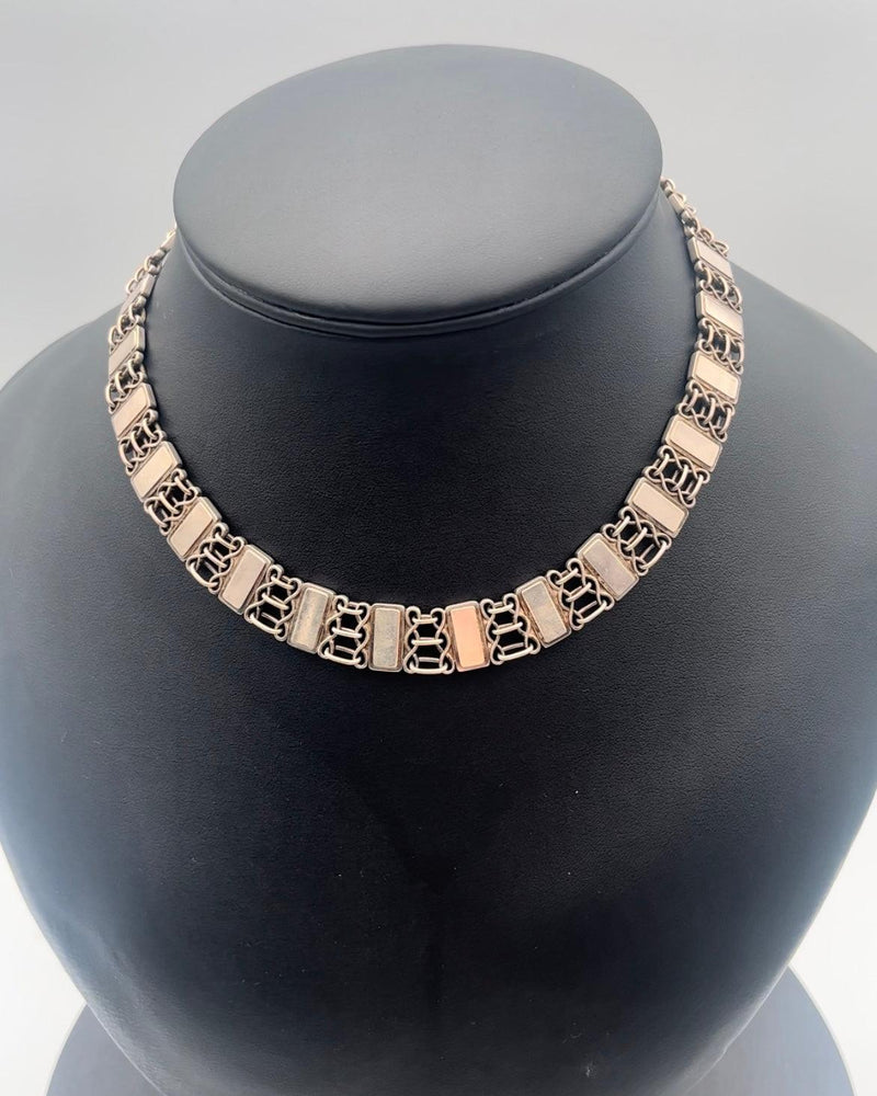 Georg Jensen Sterling Sølv Halskæde No 63 - Danam Antik