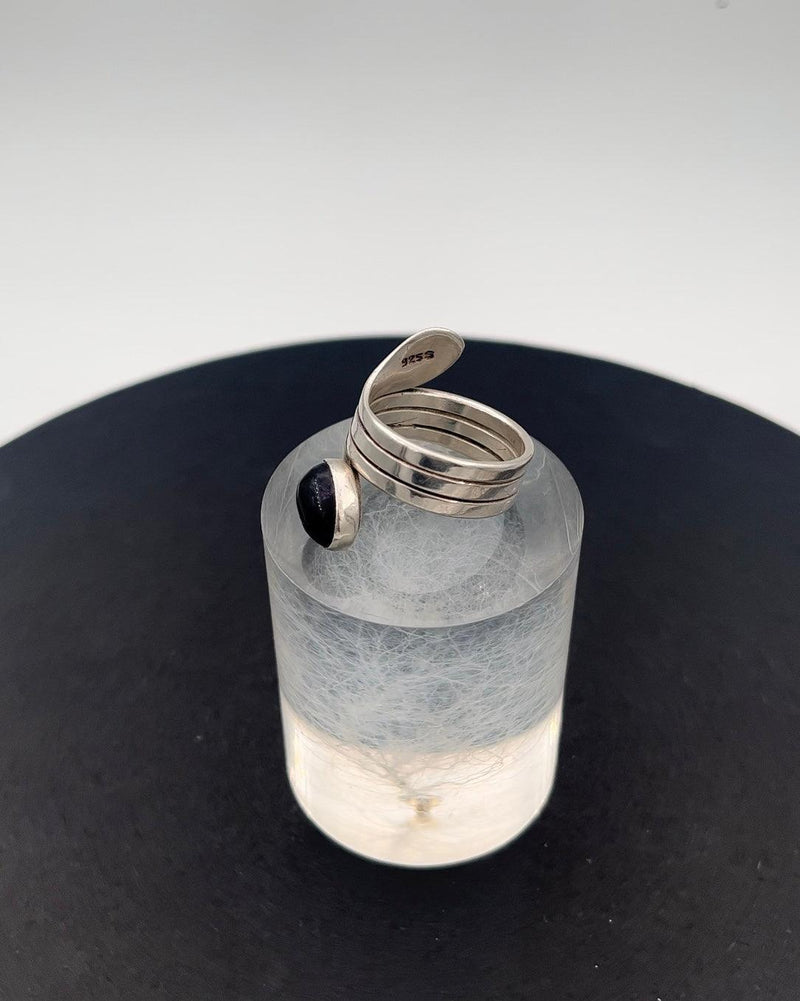 Hans Hansen Sterling Sølv Ring med Amethyst - Danam Antik