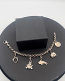 Georg Jensen Sterling Sølv Charm Armlænke. - Danam Antik