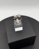 Georg Jensen og Wendel 18K Hvidguldsring med Perler og Brillanter - Danam Antik