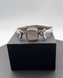 Georg Jensen Sterling Sølv Armring No 207 med Rutil Quartz Torun - Danam Antik