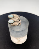 Georg Jensen Sterling Sølv Øre clips No 108 Opal - Danam Antik