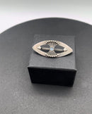 Tidlig Georg Jensen Sølv Broche med Månesten - Danam Antik