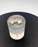 Georg Jensen Sterling Sølv Øre clips No 108 Opal - Danam Antik