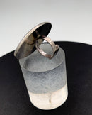 Bent Knudsen Sterling Sølv ring med Blå sten No 204 - Danam Antik