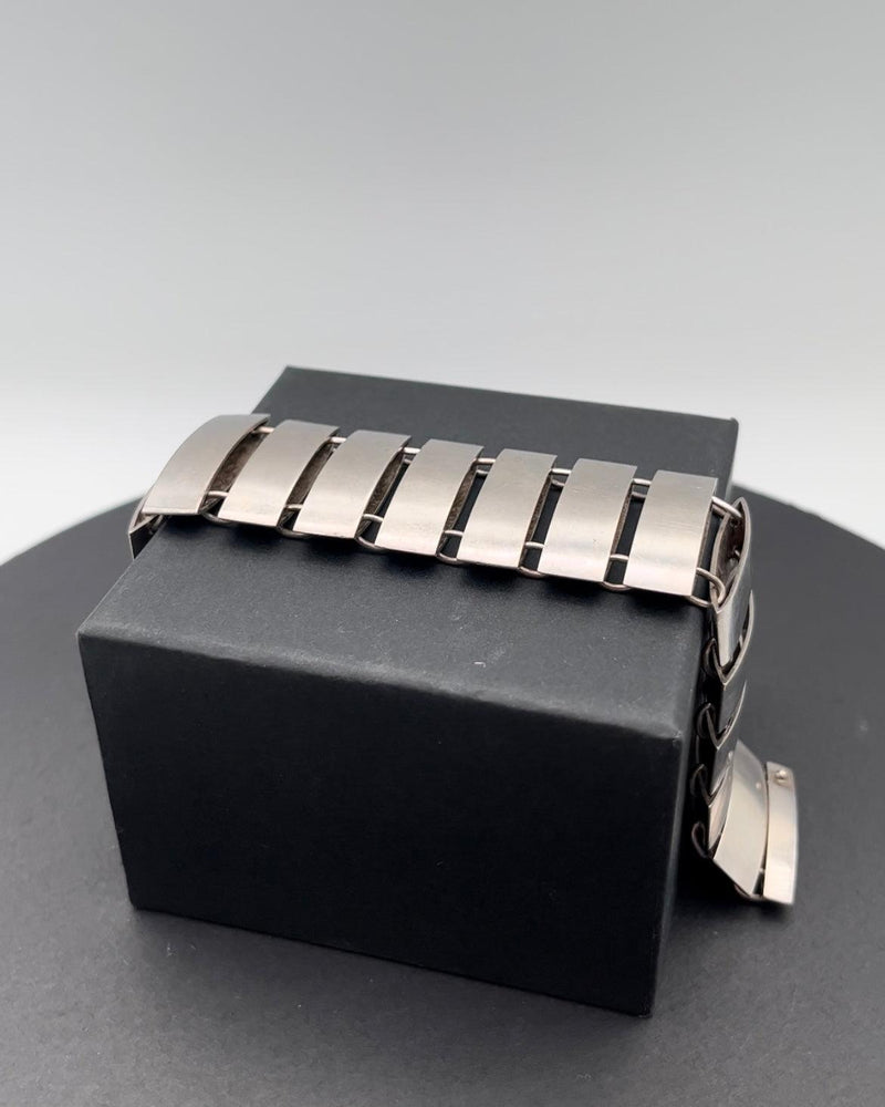 Georg Jensen Sterling Sølv Armbånd af Arno Malinowski No 136 - Danam Antik
