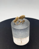 Hans Hansen Øreringe i Forgyldt Sterling Sølv - Danam Antik