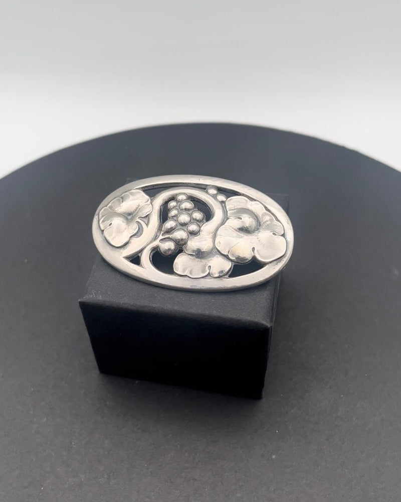 Georg Jensen Sterling Sølv Broche No 177B - Danam Antik