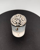 Sølvvedhæng med Christian 5. Monogram / Navnetræk. - Danam Antik