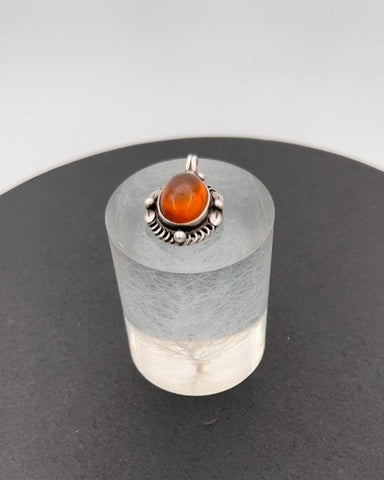 Georg Jensen Årsvedhæng i Sterling Sølv med Rav 1995