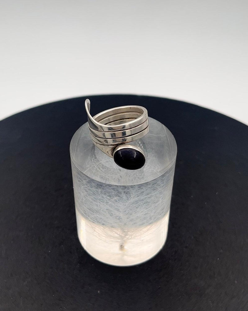 Hans Hansen Sterling Sølv Ring med Amethyst - Danam Antik